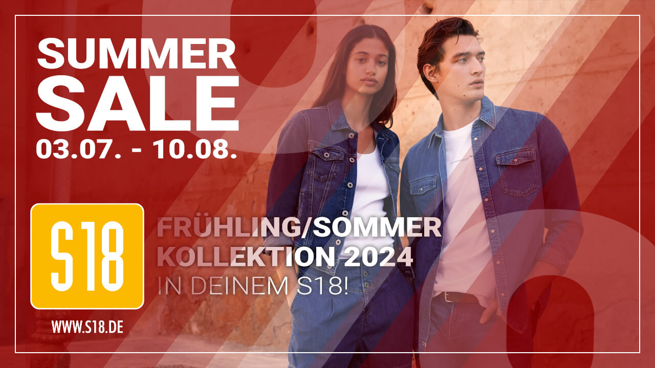 Summer-Sale vom 03.07. bis 10.08. in Deinem S18!